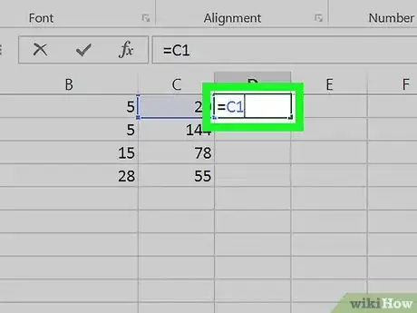 Image titled Subtract in Excel Step 6