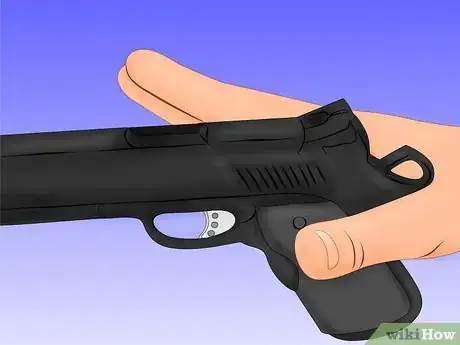 Image titled Grip a Pistol Step 1Bullet2