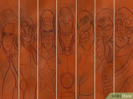 Image titled Draw the Avengers Step 36