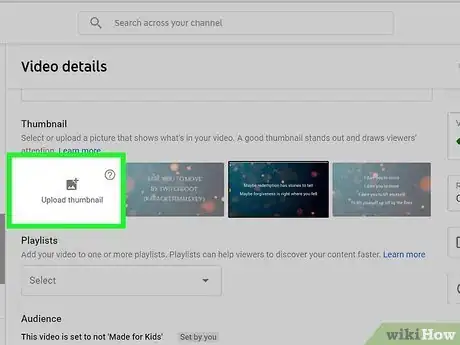Image titled Add a Thumbnail to a Video on YouTube Step 14