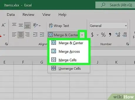 Image titled Merge Cells in Excel Step 3