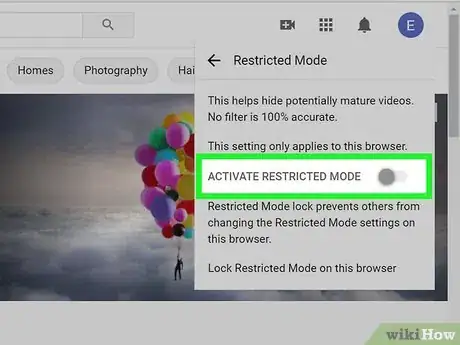 Image titled Turn Off YouTube Restricted Mode Step 4