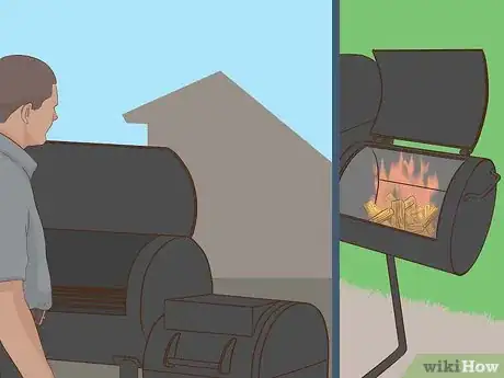 Image titled Use an Offset Smoker Step 1