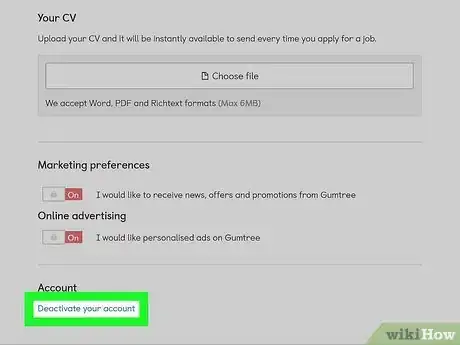 Image titled Delete a Gumtree Account Step 4