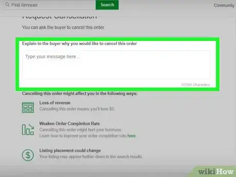 Image titled Cancel a Fiverr Order Step 7