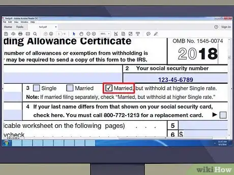 Image titled Fill Out a W4 As a Married Couple Step 4