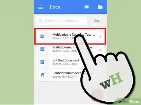 Image titled Access Shared Documents on Google Docs Step 7