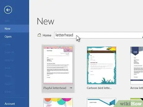 Image titled Make a Letterhead Step 2