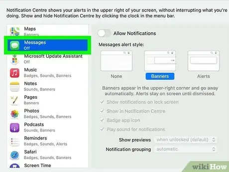 Image titled Turn Off Messages on Mac Step 9