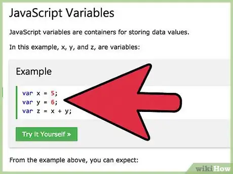 Image titled Declare a Variable in Javascript Step 8