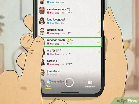 Image titled Find Someone’s Real Name on Snapchat Step 3