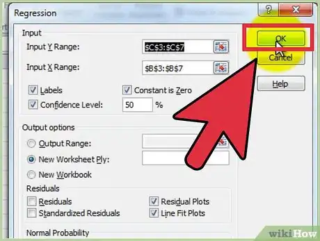 Image titled Run a Multiple Regression in Excel Step 8