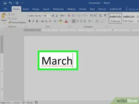 Image titled Make a Calendar in Word Step 8