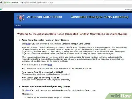 Image titled Obtain a Conceal Carry Permit Arkansas Step 2Bullet1