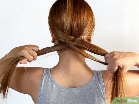 Image titled Do a Fish Tail Plait in Your Hair Step 5