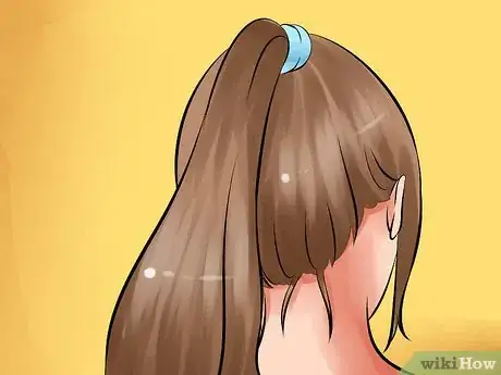 Image titled Do a Neat Middle Height Ponytail Step 18