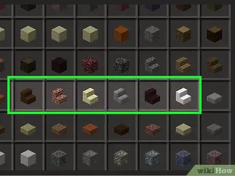 Image titled Make Stairs in Minecraft Step 7