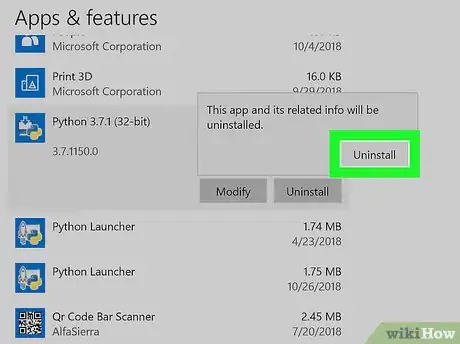 Image titled Uninstall Python Step 7