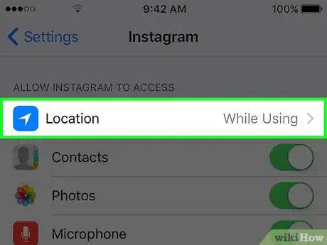 Image titled Stop Instagram from Using Your Location Step 3