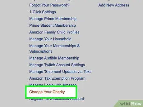 Image titled Change Your Amazon Smile Charity Step 2