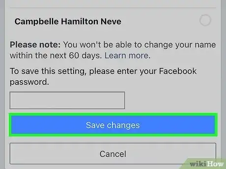 Image titled Change Your Name on Facebook Step 10