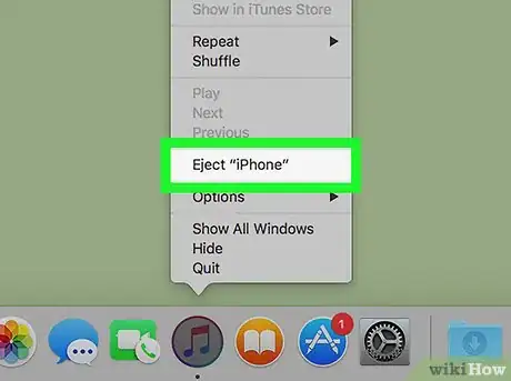 Image titled Properly Eject an iPhone from a Mac Step 3