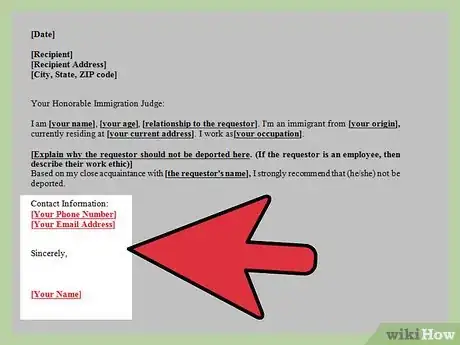 Image titled Write a Letter Requesting Non Deportation of a Person Step 11