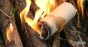 Make Fire Starters with Paper Rolls and Dryer Lint