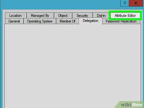 Image titled Enable Attribute Editor Tab in Active Directory on Windows Step 8
