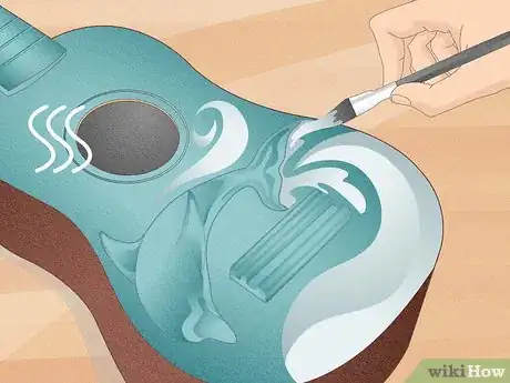 Image titled Paint a Ukulele with Acrylic Paint Step 12