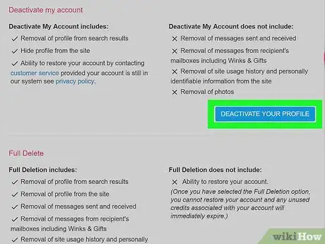Image titled Delete an Ashley Madison Profile Step 4