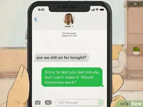 Image titled Cancel a Date over Text Step 2