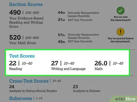 Image titled Read SAT Scores Step 4