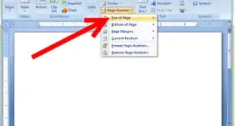 Insert Page Numbers in Microsoft Word 2007