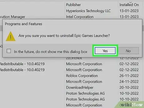 Image titled Uninstall Epic Games Launcher Step 5