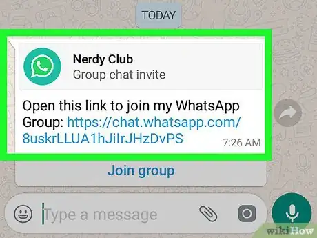 Image titled Join a Group on WhatsApp on Android Step 2