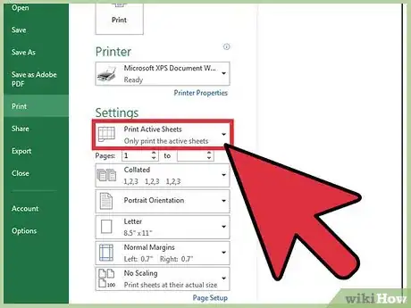 Image titled Print Part of an Excel Spreadsheet Step 16