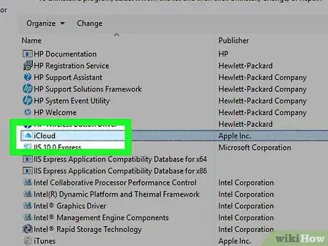 Image titled Uninstall iCloud for Windows Step 10
