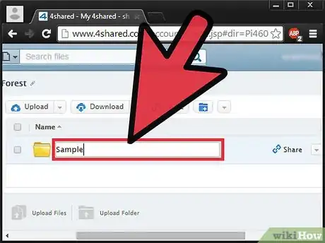 Image titled Upload and Download Files on 4shared Step 7