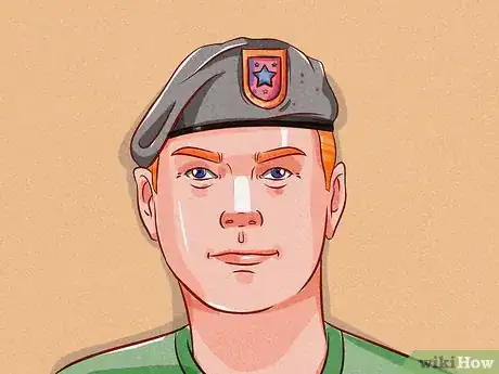 Image titled Wear an Army Beret Step 1