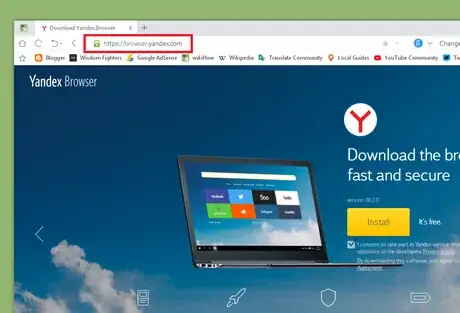 Image titled Yandex Browser website.png