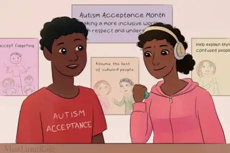 Image titled LR22 D Tommy and Ami at Autism Event.png