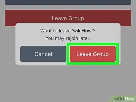 Image titled Leave a Group on Groupme on iPhone or iPad Step 6