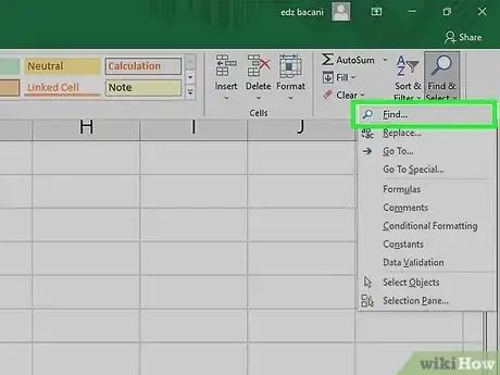 Image titled Remove Spaces Between Characters and Numbers in Excel Step 3