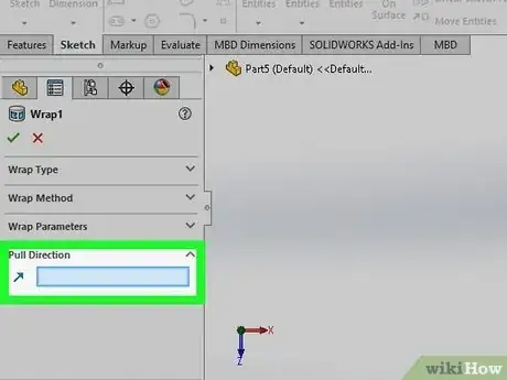 Image titled Solidwork How to Draw Around Other Object Step 11