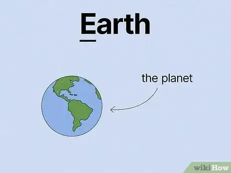 Image titled When to Capitalize Earth Step 1