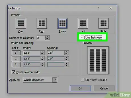 Image titled Add Columns in Microsoft Word Step 13