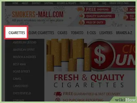 Image titled Buy Cigarettes Online Quickly Step 2