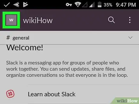 Image titled Add Someone to a Direct Message on Slack on Android Step 2