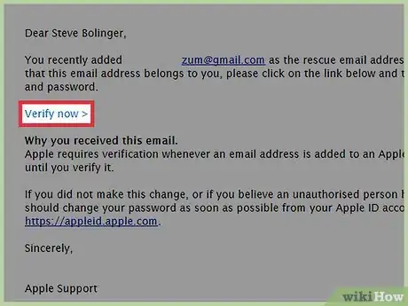 Image titled Add a Rescue Email Address for an Apple ID on an iPhone Step 12